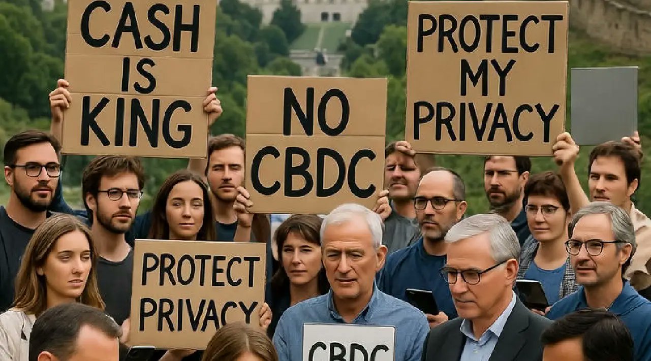 HowToQuotePro's tweet card. Empower yourself! Discover actionable strategies to stop or delay CBDCs in 2025. Protect your financial privacy with this practical guide, including resources & templates.