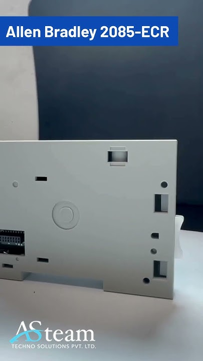 asteam_techno's tweet card. Allen Bradley 2085-ECR Micro800 Expansion Module End Cap #shorts...