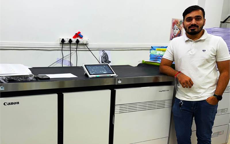 Canon_India's tweet card. Mumbai’s Just Print boosts production with Canon