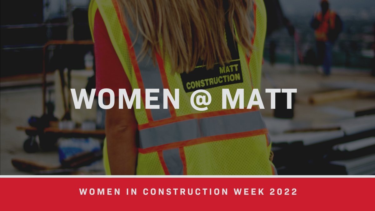 MATTconstructCA's tweet card. Spotlighting some of MATT’s female employees