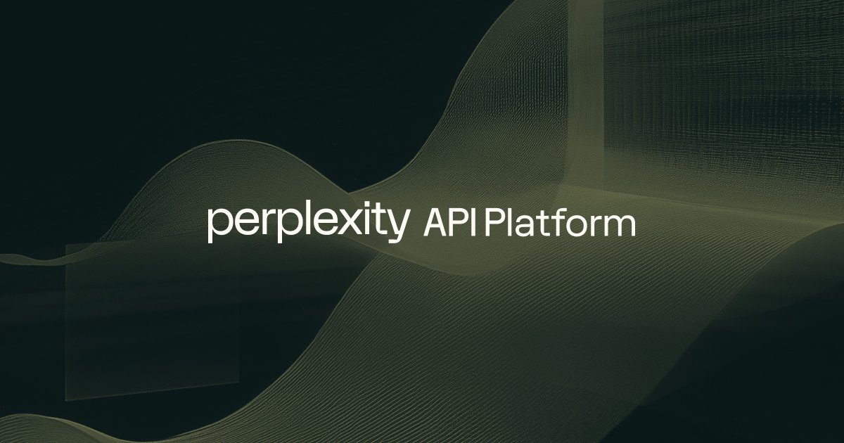 BartvanderWerf's tweet card. Build with the best AI answer engine API, created by Perplexity. Power your products with the fastest, cheapest offering out there. Delivering unparalleled real-time, web-wide research and Q&A...