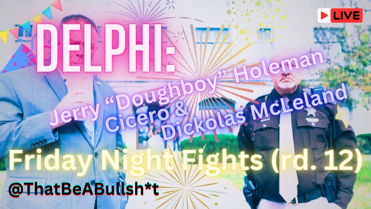 BelieveNYouKel's tweet card. The Prof(c) Friday Night Fights (rd. 12) #delphimurders #unsolvedcr...