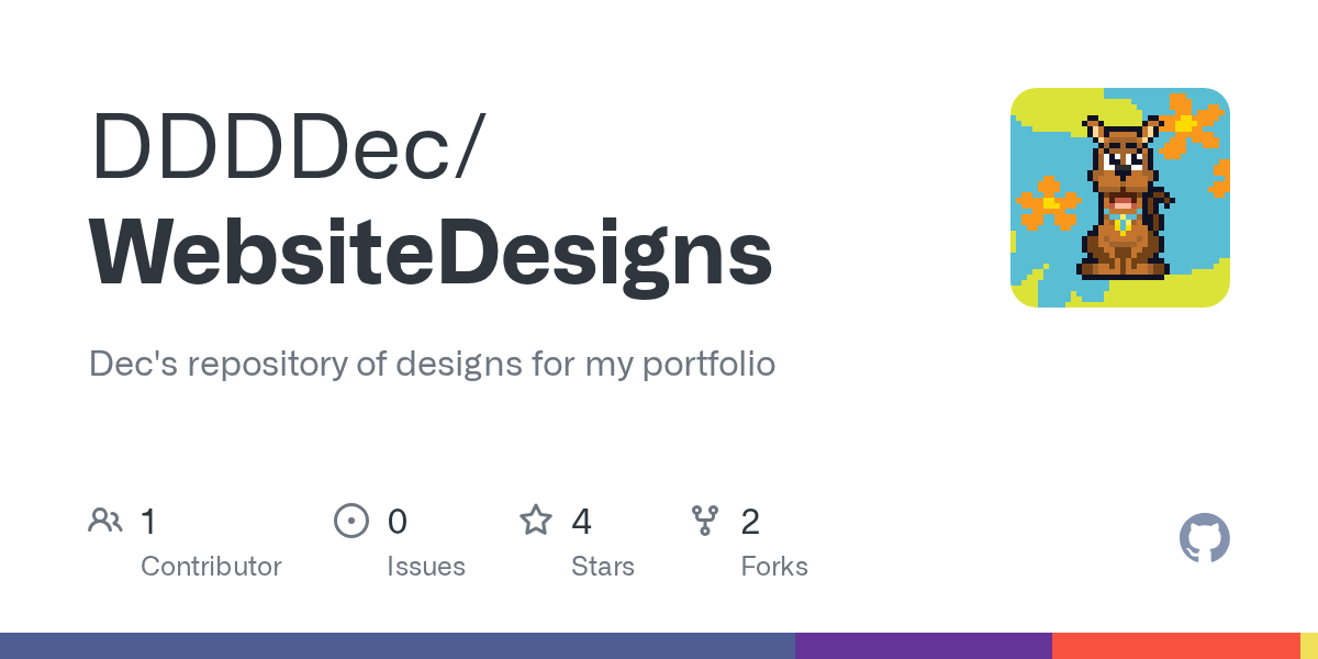 ClipstoneGames's tweet card. Dec's repository of designs for my portfolio. Contribute to DDDDec/WebsiteDesigns development by creating an account on GitHub.