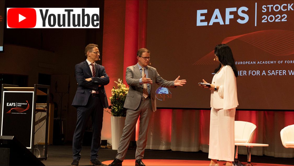 gibbyprint's tweet card. The largest European #forensicscience conference has provided us with access to entire Plenary Speeches from this years #EAFS2022! "Together for a safer world"