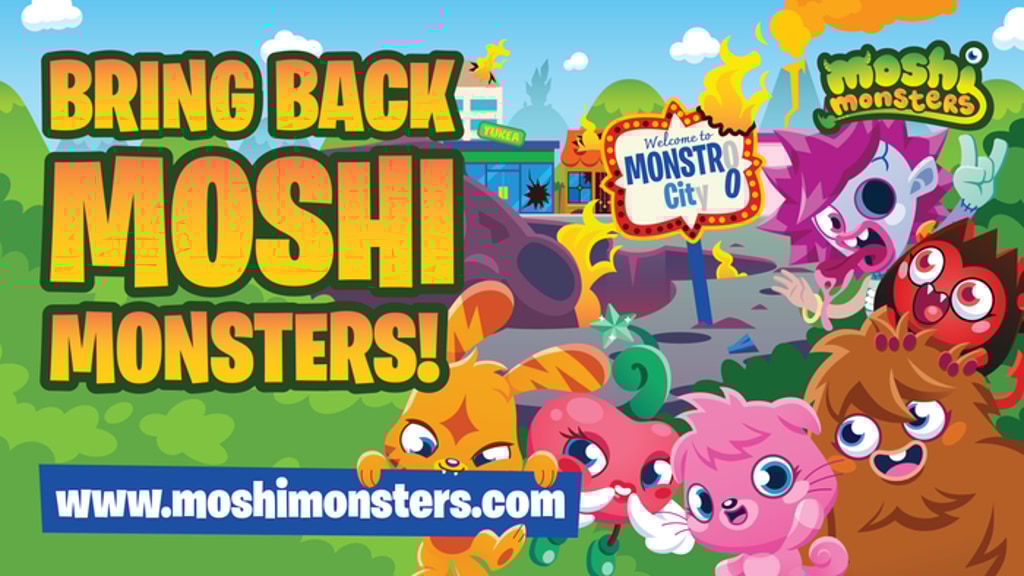 7Jammer's tweet card. Help bring back the original Moshi Monsters on PC and mobile with updated graphics, new content, new Moshlings and new Moshi missions