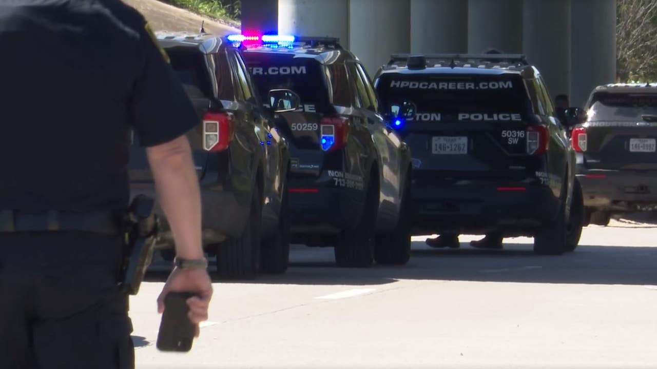 RobInSpringTx's tweet card. Motorcycle rider tragically passes away on scene, after driving off freeway