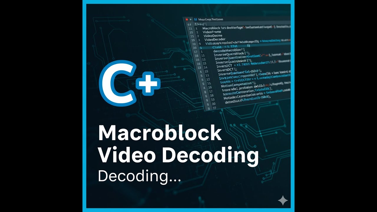 jorasdroid's tweet card. VIDEO DECODING : MULTIBLOCK DECODING YCbCr (4:2:2) UNDERSTANDING WITH...