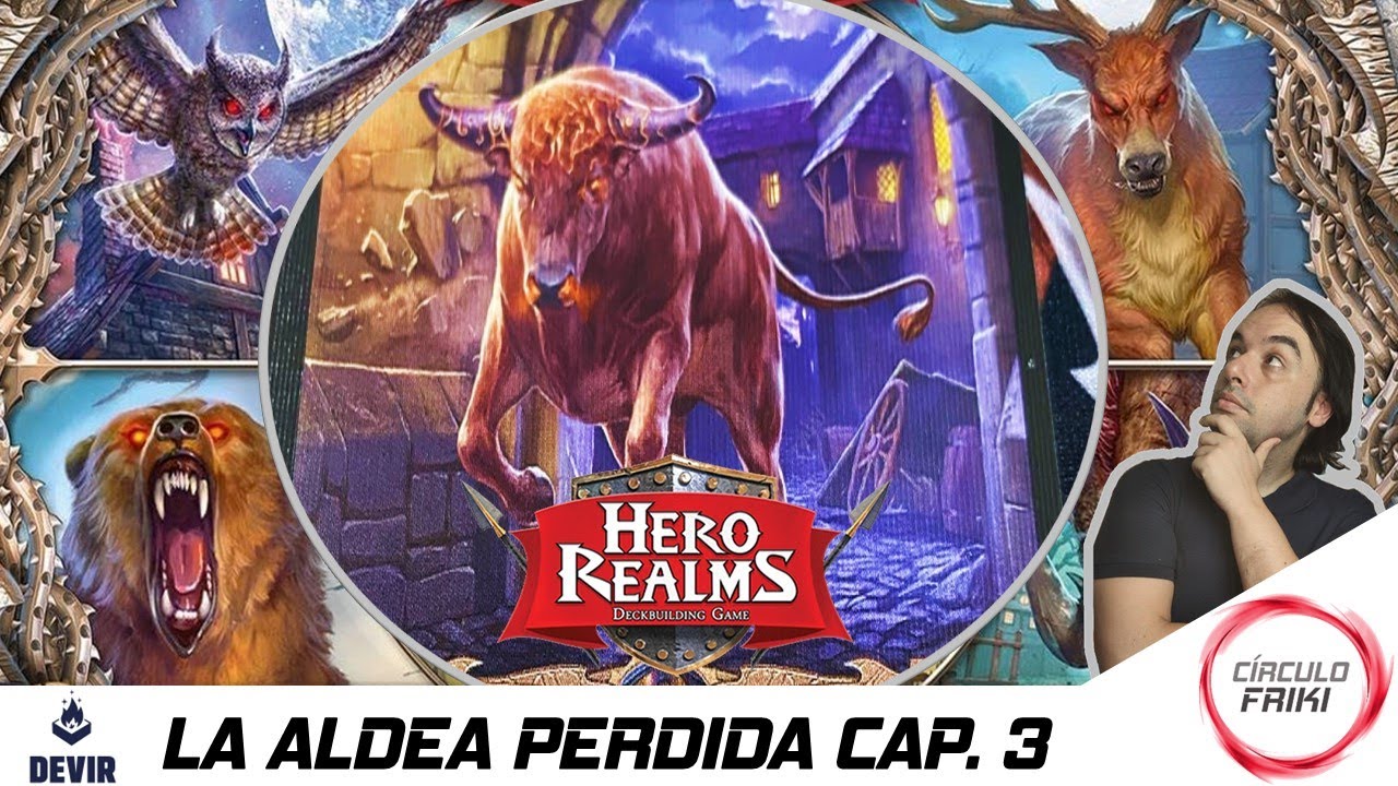 CirculoFriki33's tweet card. ⭕⚔ Hero Realms ⚔ La Aldea Perdida - Capítulo 3 - Toro Embestidor -...