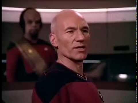 RealAvarice3's tweet card. Captain Picard sings "Make it So" (Let it Snow)