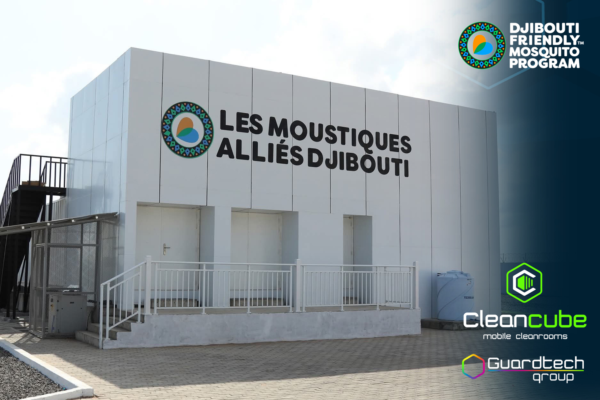 GuardtechClean's tweet card. The East Anglian controlled environment construction specialists reached new horizons with their ground-breaking Biotech facility for Oxitec in Djibouti THE GUARDTECH GROUP are changing the face of...