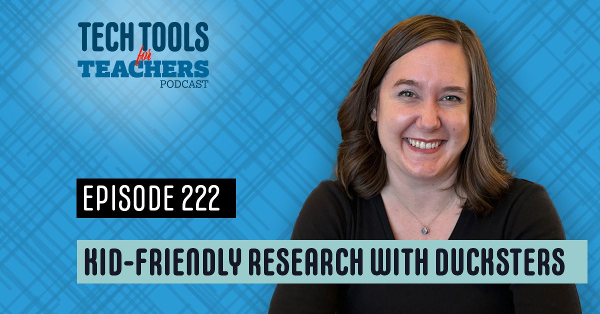 EduPodNet's tweet card. Short week in school? Need a solid research site that won’t send your students all over the internet? This week on Episode 222 of the Tech Tools for Teachers Podcast, we’re revisiting a longtime...