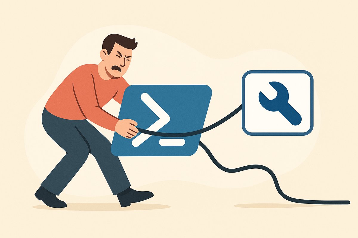 GijsReijn's tweet card. How to declaratively define PowerShell module management with DSC resources