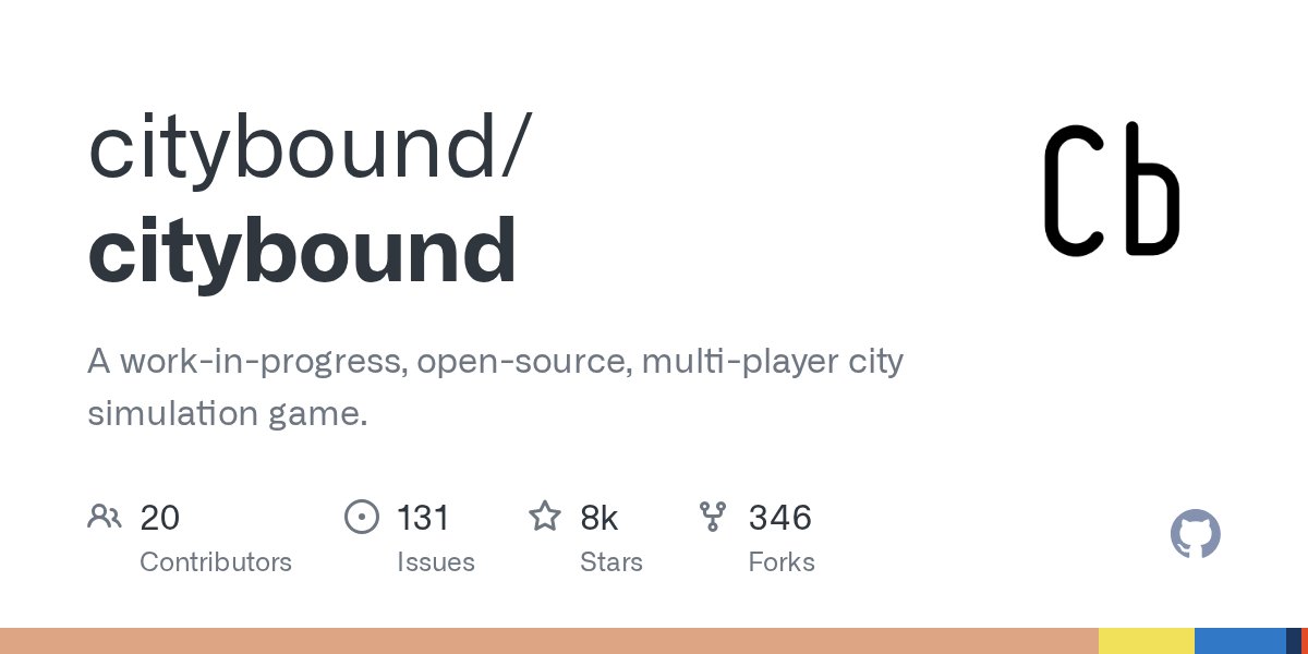 githubgod's tweet card. A work-in-progress, open-source, multi-player city simulation game. - citybound/citybound