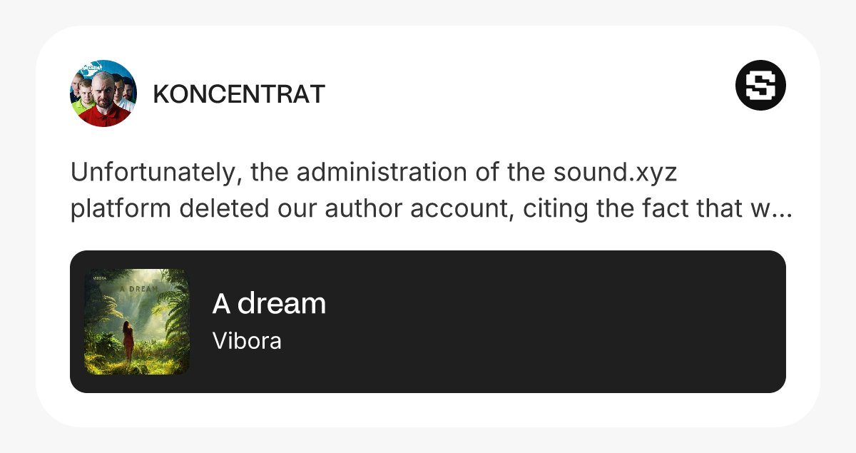 creapicsjs's tweet card. Discover new music and prove you were the first