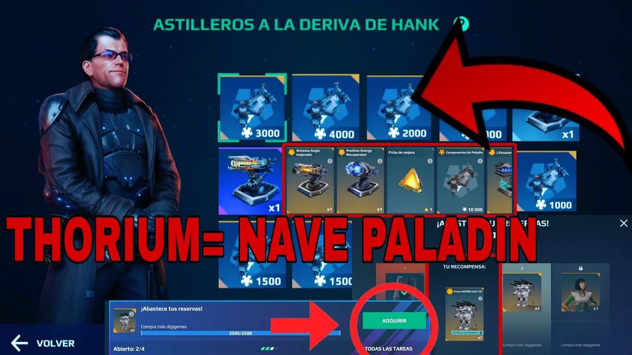 Turb0commander's tweet card. ✅️LA MEJOR MANERA MAS FACIL DE CONSEGUIR LA NAVE PALADIN O TORRETAS O...