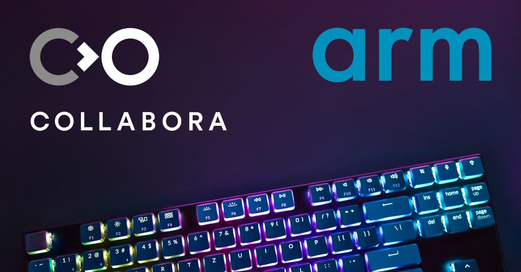 Collabora's tweet card. Today, we're pleased to announce an extension of our collaboration with Arm, providing more surety and capability for Panfrost.