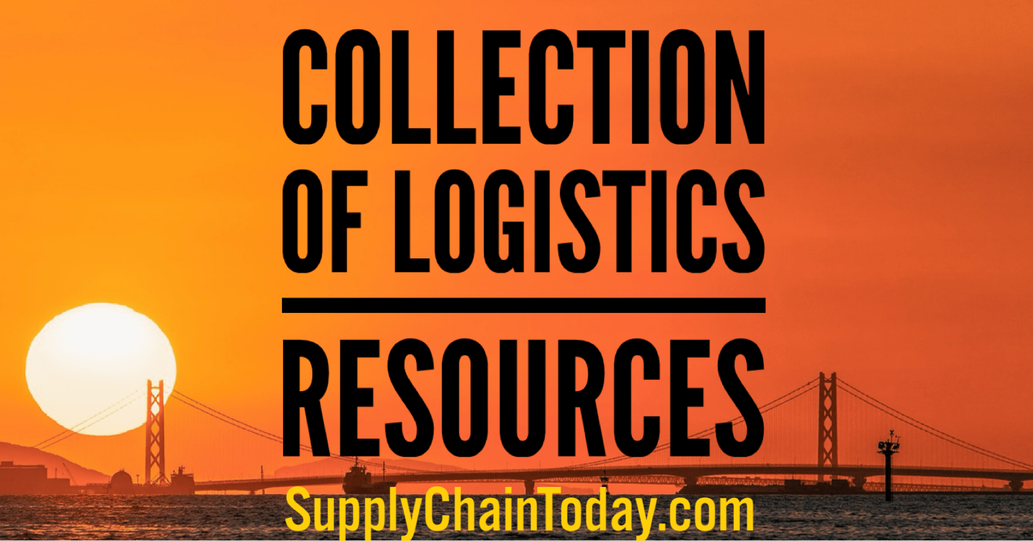 SupplyChainBlog's tweet card. Collection of logistics training and information resources. Logistics is key to getting the product to the right place at the right time.