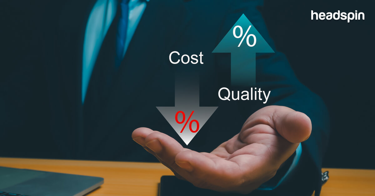 headspin_io's tweet card. Learn how digital-native brands can achieve true QA cost optimization using Shift-Left testing, risk-based prioritization, stable automation, and real device cloud testing.