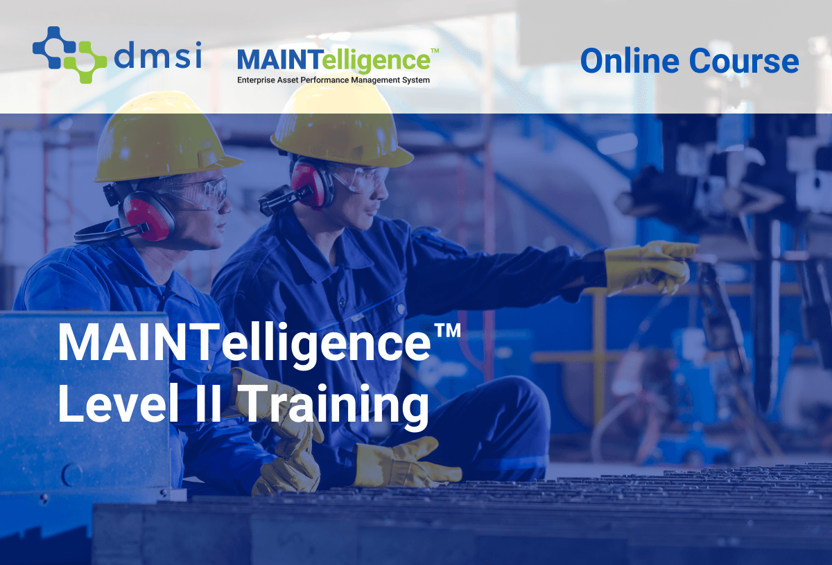 DesMaint's tweet card. MAINTelligence™ Level II will be held online from Oct. 27-31, 11am-1pm. You'll learn a review of the various modules of MAINTelligence™.