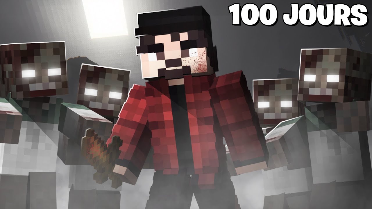 levraiLangoc's tweet card. J'ai Survécu 100 JOURS dans une Apocalypse Zombie en Hardcore sur...