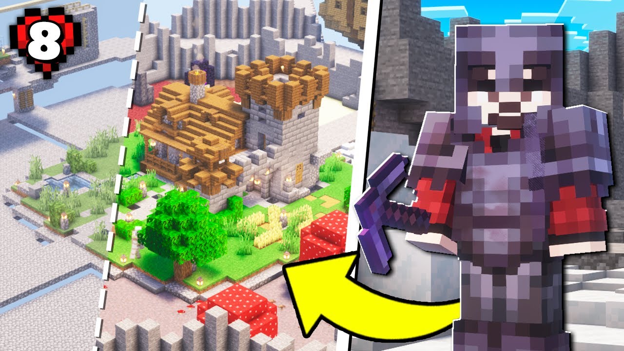 levraiLangoc's tweet card. J'ai Recréé des Biomes de Minecraft en Skyblock… et voici le Résultat...