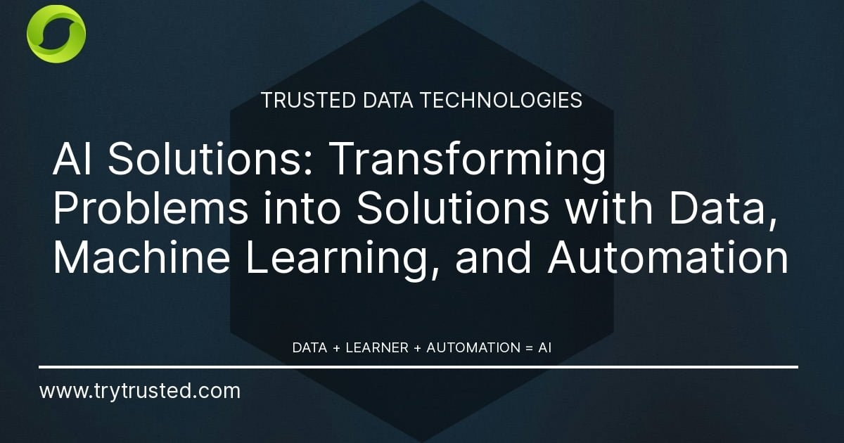Trusteddatatech's tweet card. Trusted Data offers AI & Analytics solutions to help businesses unlock insights, enhance decisions, and drive growth with advanced data technologies.