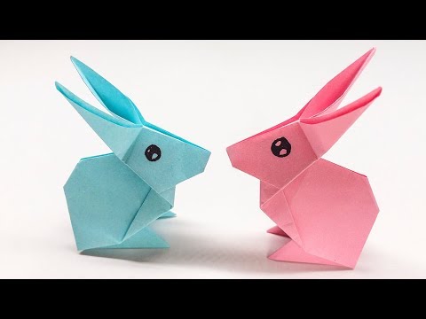 LogiscoolN's tweet card. Easy Origami Rabbit - How to Make Rabbit Step by Step