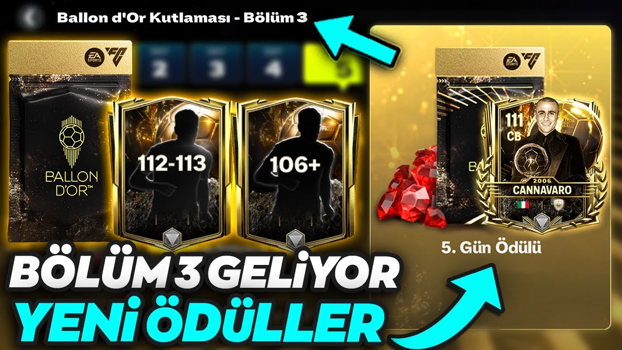 enezsarioglu's tweet card. BALLON D’OR BÖLÜM 3 GELİYOR 🔥 BEDAVA 111 GEN İKON VE CEVHER ÖDÜLLERİ...