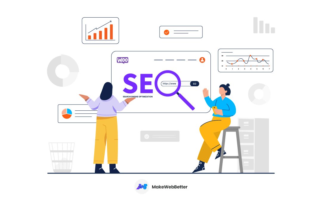 makewebbetter's tweet card. Learn about SEO tips, tools, and features that help you automate WooCommerce SEO and unlock the true potential of your Woo store.