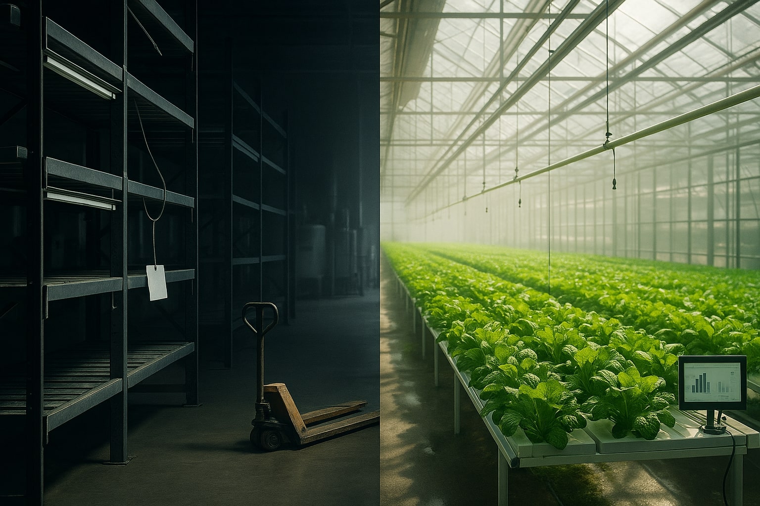 IndustryExaminr's tweet card. In Locust Grove, Georgia, a 200,000-square-foot vertical farm packed with brand-new automation, lighting and climate systems is being sold off […]