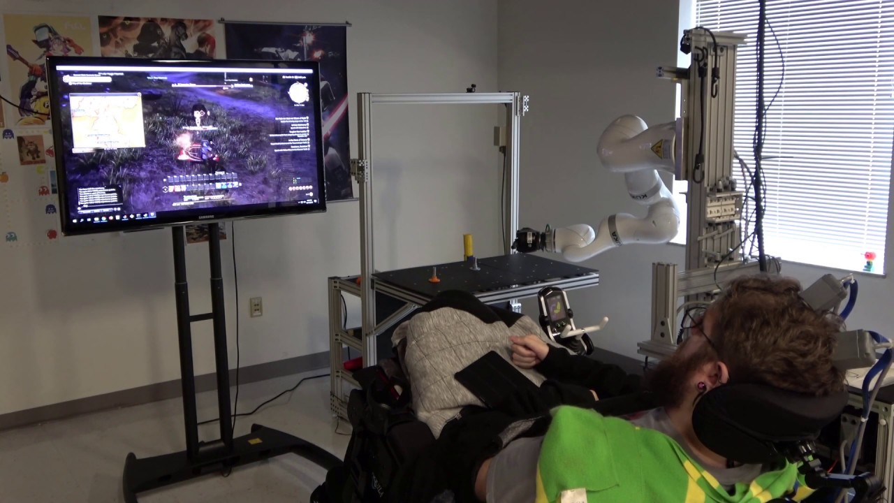 BlackrockNeuro_'s tweet card. Final Fantasy XIV Played with Brain Implants