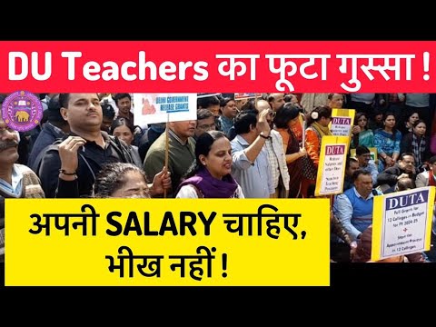 akbhagi63's tweet card. Delhii University की महिला Teachers क्यों है दिल्ली सरकार को लेकर...