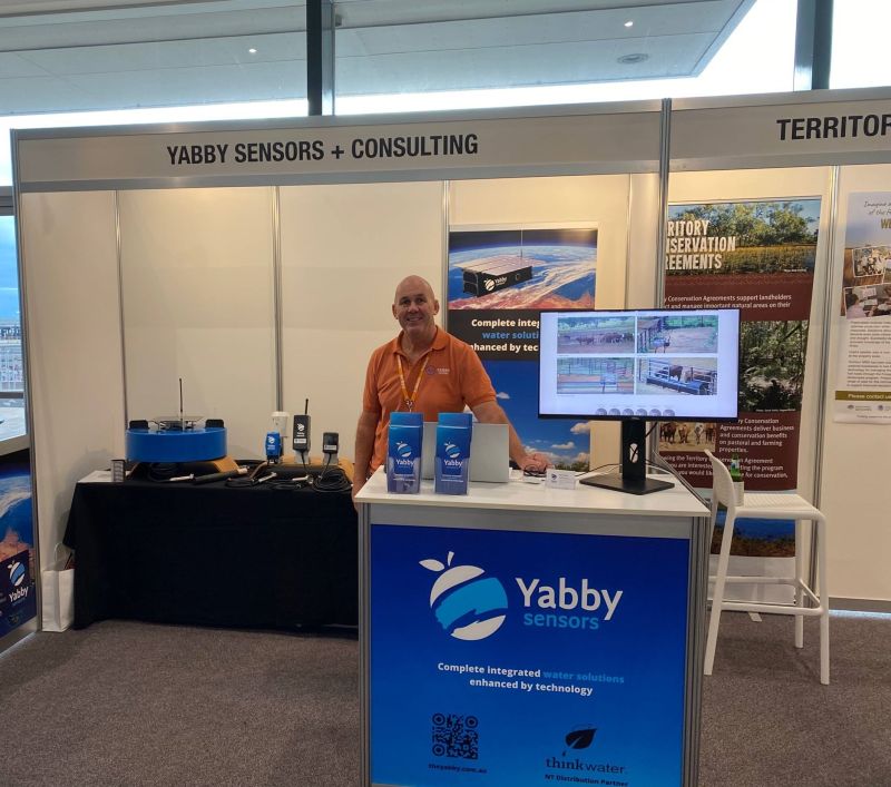 yabbysensors's tweet card. Great day at NT Cattleman's Association in Darwin. Nice to see Australian AgTech support the NT cattle industry.