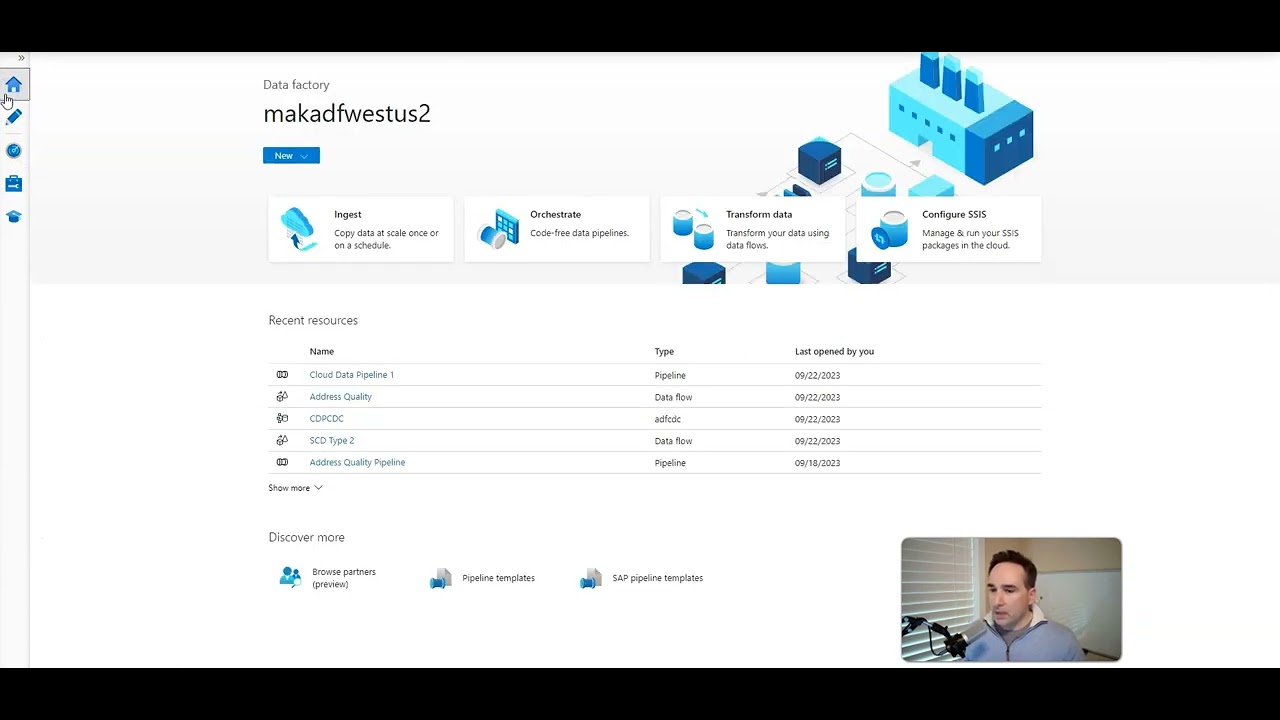 AzDataFactory's tweet card. 5 tips for moving to Fabric Data Factory