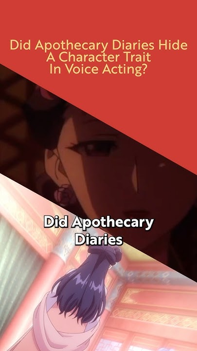 value_replay's tweet card. Did Apothecary Diaries Hide An Important Character Trait in its Voice...