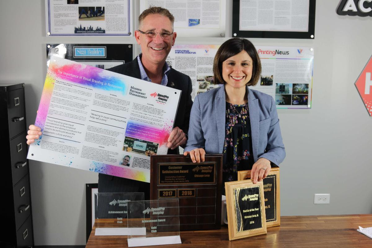 SpeedProChiLoop's tweet card. National Veteran Business Development Council (NVBDC) Certified Service-Disabled Veteran-Owned Business (SD/VOB), SpeedPro Chicago Loop, specializes in