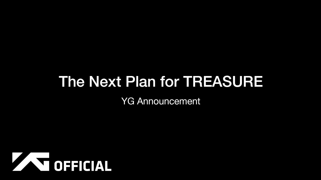 ygent_official's tweet card. The Next Plan for TREASURE | YG Announcement