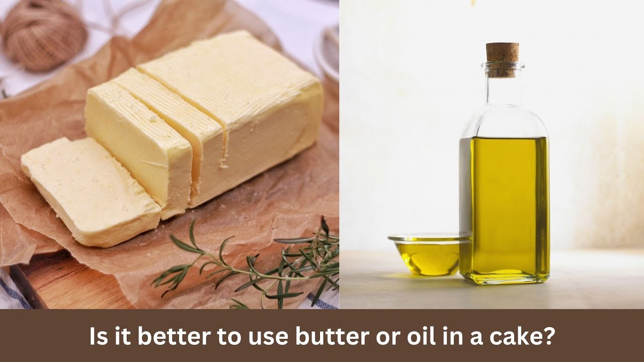 meadowbrownbake's tweet card. IS it better to use butter or oil in a cake : Baking for beginners :...