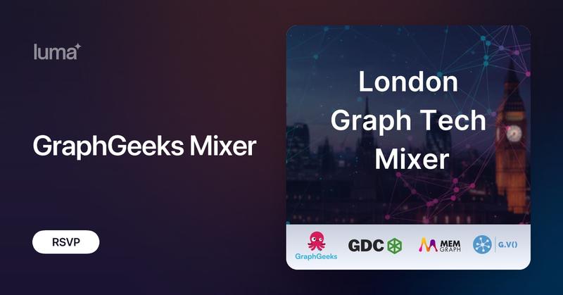 GraphCouncil's tweet card. Join us immediately following the Connected Data London (CDL) conference for a casual mixer designed for discussion, decompression, and a final wrap-up. This…