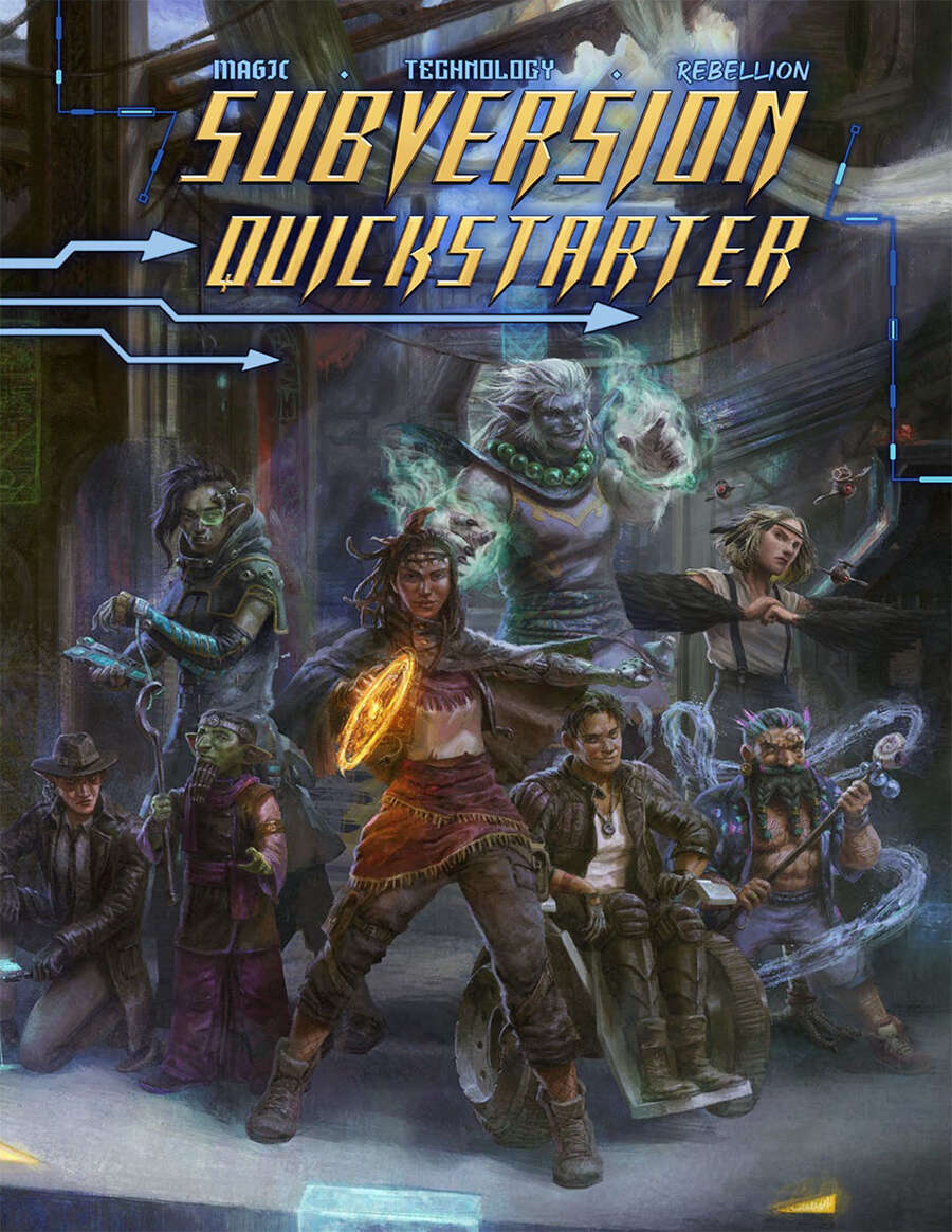 Unicorn_Opti's tweet card. Subversion QuickStart Rules Step into the cyberfantasy world of Neo Babylon—fast. The Subversion QuickStart Rules are your gateway to a vibrant world where community, rebellion, and myth collide in...