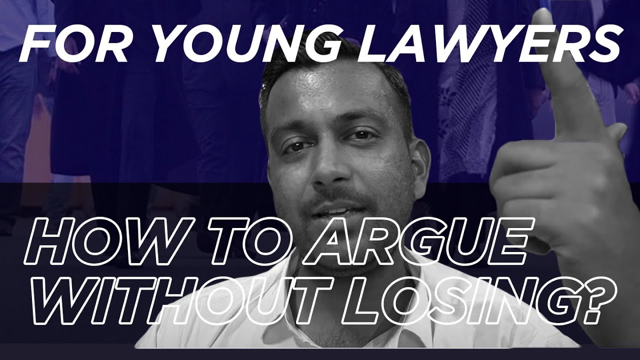 Amish_Aggarwala's tweet card. For Young Lawyers: How to argue in court without losing any case