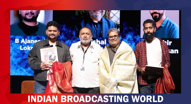 AavishkarMedia's tweet card. Titled ‘The Rhythms of India: From the Himalayas to the Deccan,’ the session featured music composers Vishal Bhardwaj and B. Ajaneesh Loknath in conversation, with critic Sudhir Srinivas steering the...