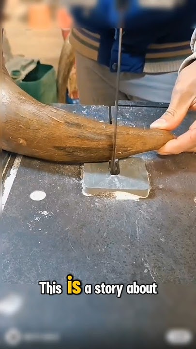 chinnapiyan's tweet card. "cow horn comb craftsman, a symbol of eternal love" #handwork...