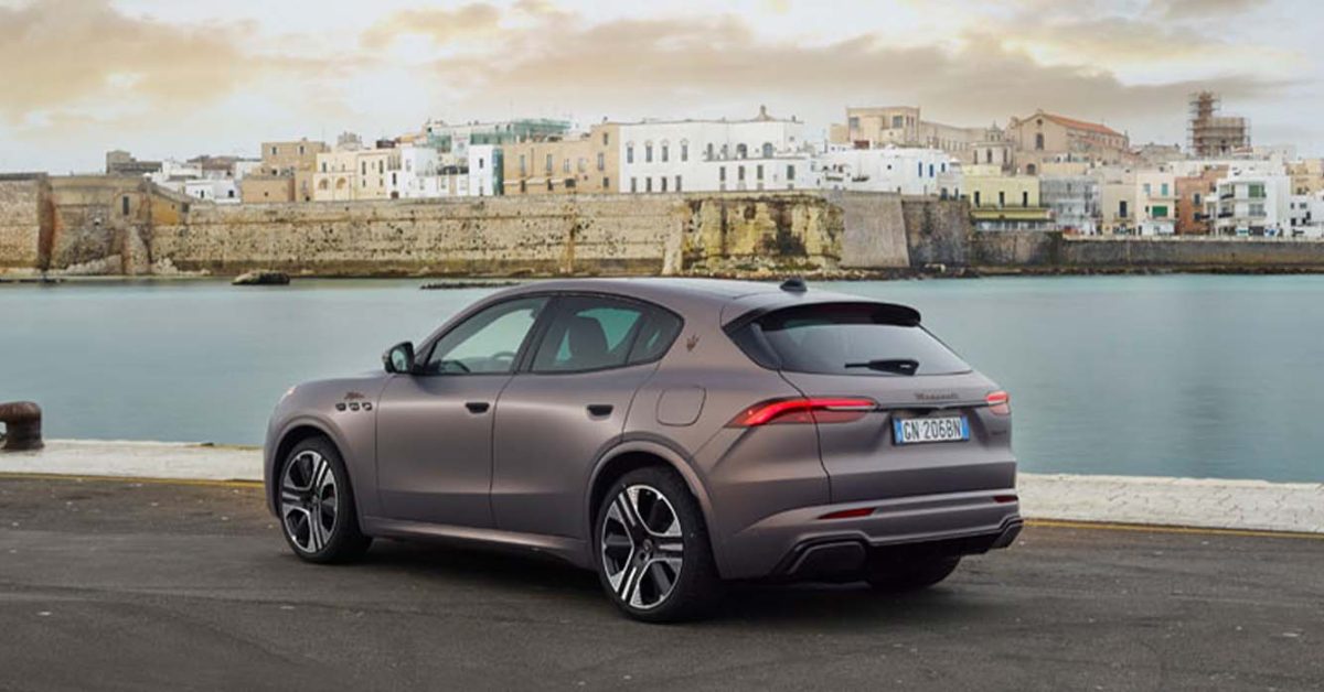 ElectrekCo's tweet card. Italian luxury automaker Maserati is now entering its fourth year of its 100% electric strategy and sits on the precipice...