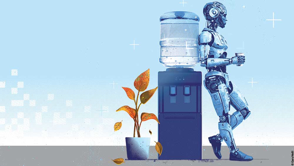 NimbleAtWork's tweet card. AI is replacing a variety of office jobs. Experts and CEOs warn this is just the beginning.