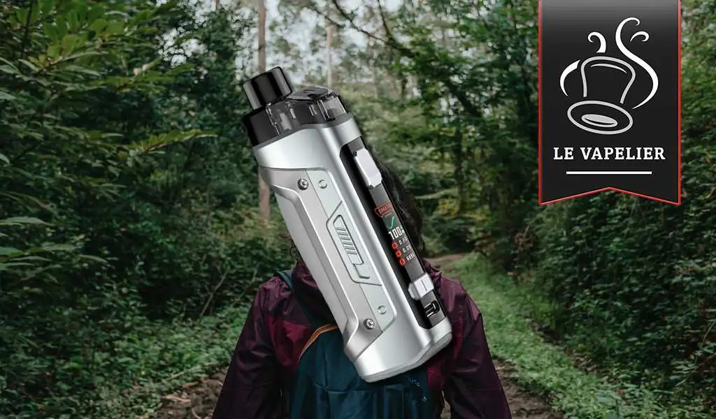 vapoteursnet's tweet card.   AEGIS BOOST PRO 2 - B100 - GEEKVAPE Découvrez notre test complet du kit "Aegis Boost Pro 2" par Geekvape dans une revue vidéo dédiée. (Voir la