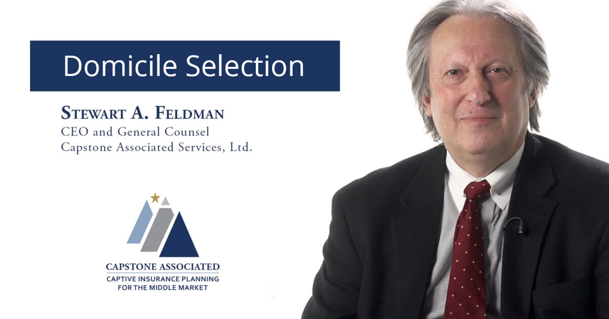 CapstoneAssoc's tweet card. Captive insurance domicile info including video & overview by industry experts. Learn about pure captives, group captives, cell captives, etc. Free consult.