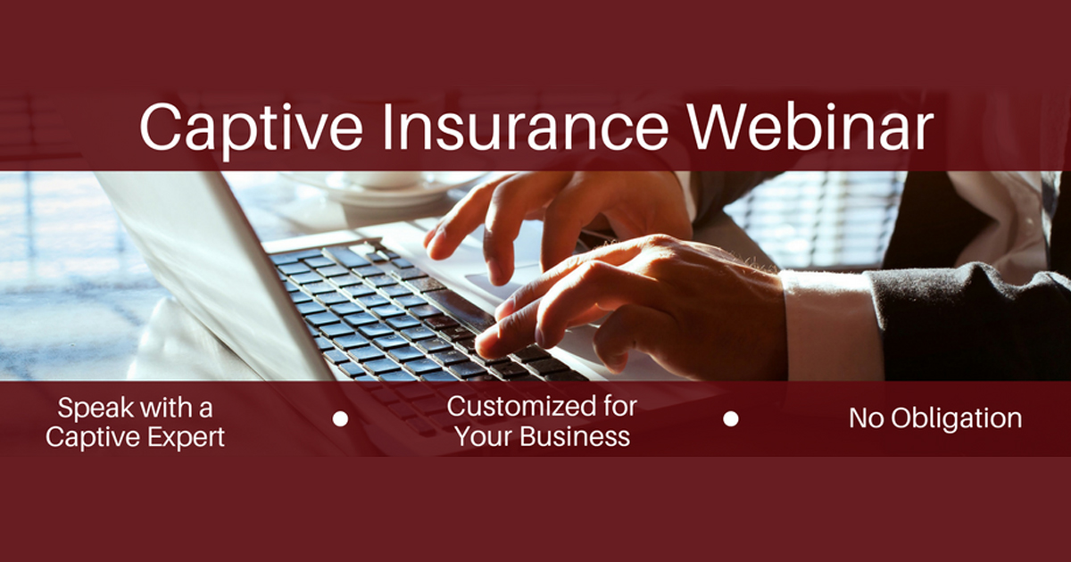 CapstoneAssoc's tweet card. Captive Insurance Webinar | Capstone Associated Services