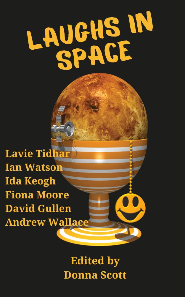 Rick_and_Write's tweet card. Announcing the Slab Press’s new anthology Laughs in Space! Official Release date August 12th. Cover art by Paul Condie Set to be released at Glasgow 2024, A Worldcon For Our Futures,…