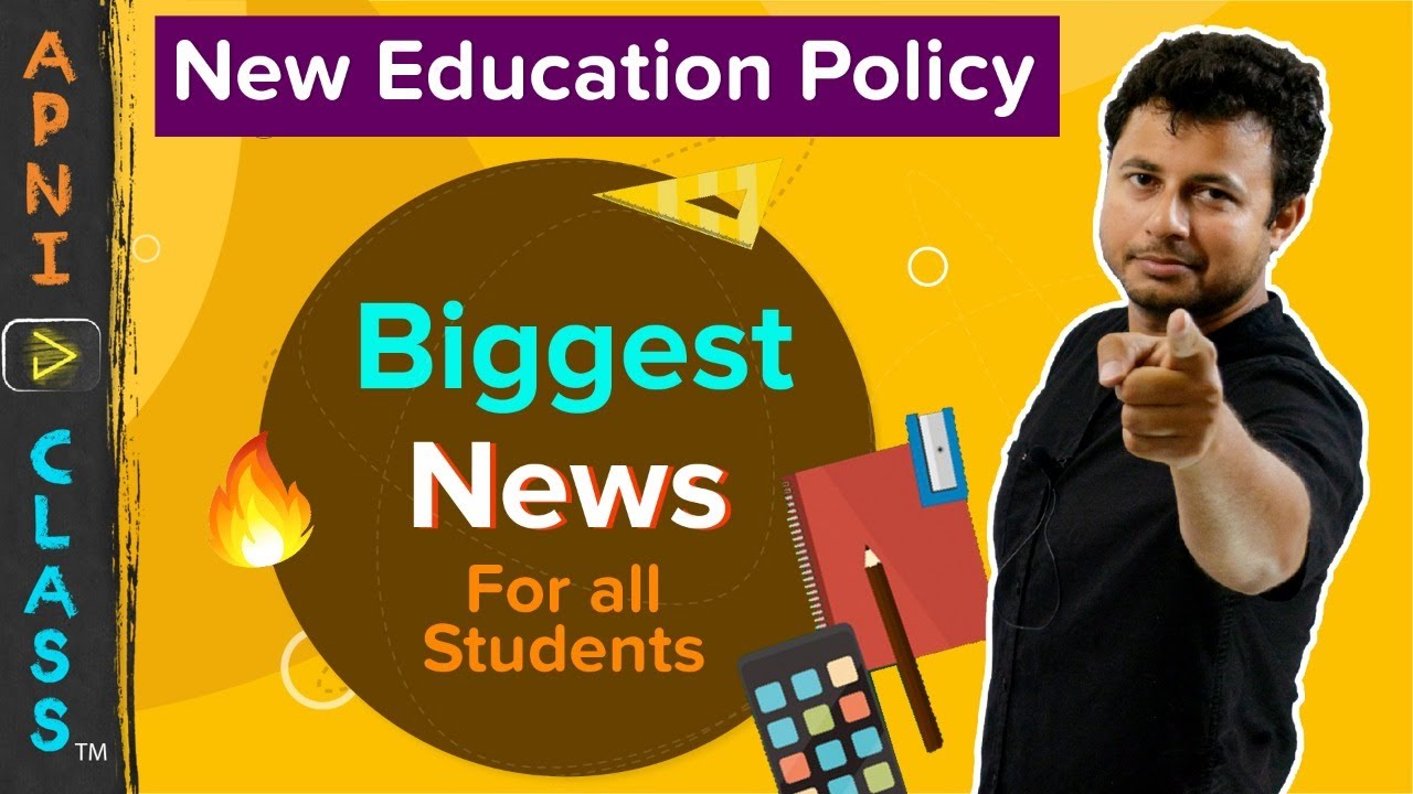 ApniClass's tweet card. Biggest News:New Education Policy 2020 | Full Syllabus of All Classes...